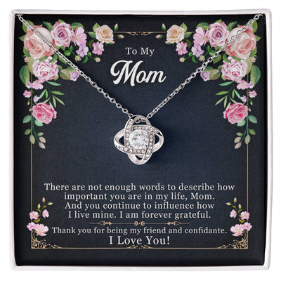 Forever Grateful - Love Knot Necklace