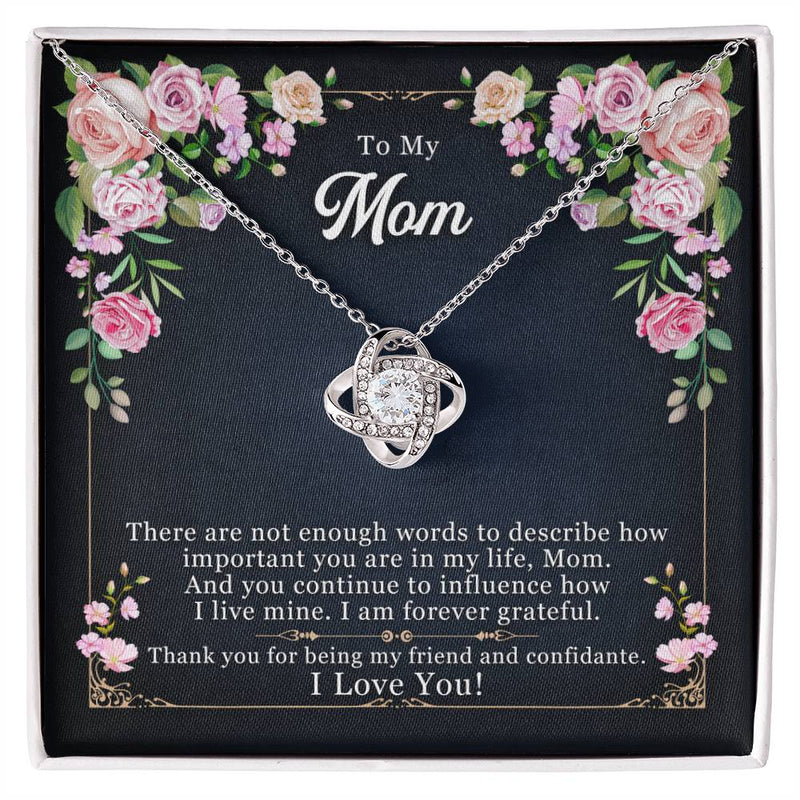Forever Grateful - Love Knot Necklace