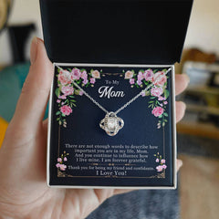 Forever Grateful - Love Knot Necklace