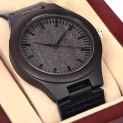 Dad's Love - Wooden Watch